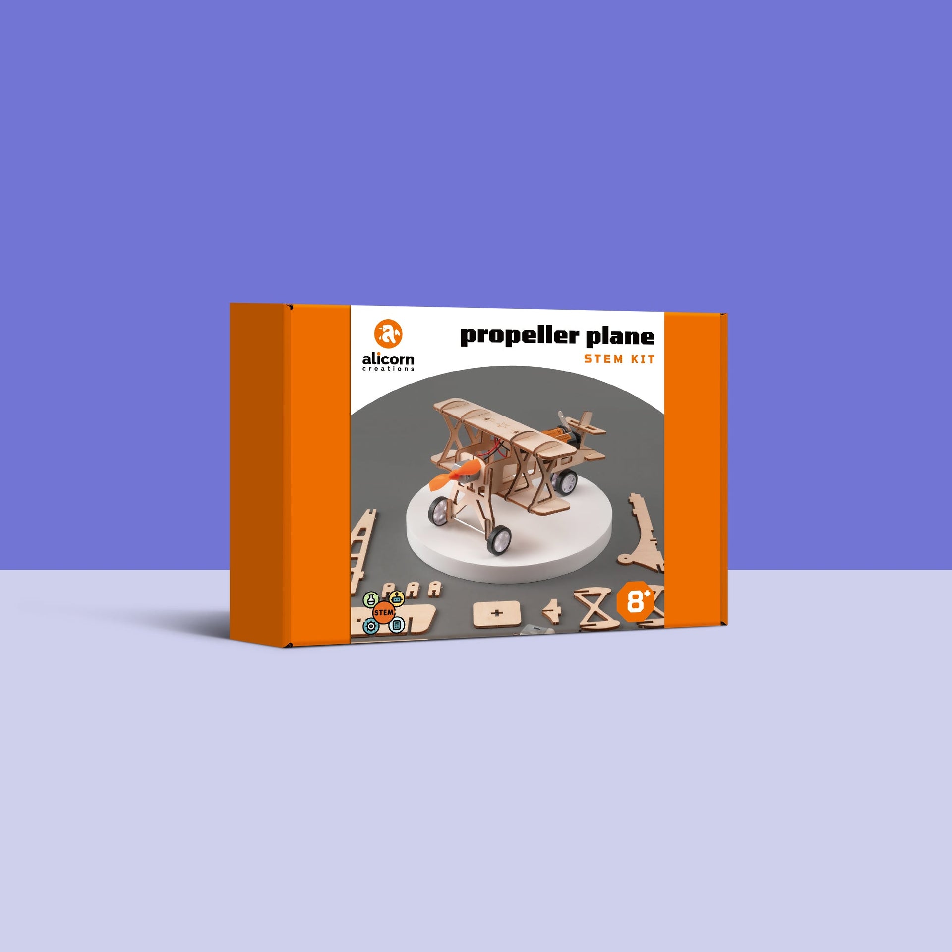 DIY Propeller Plane Educational STEM Building Kit for Kids
