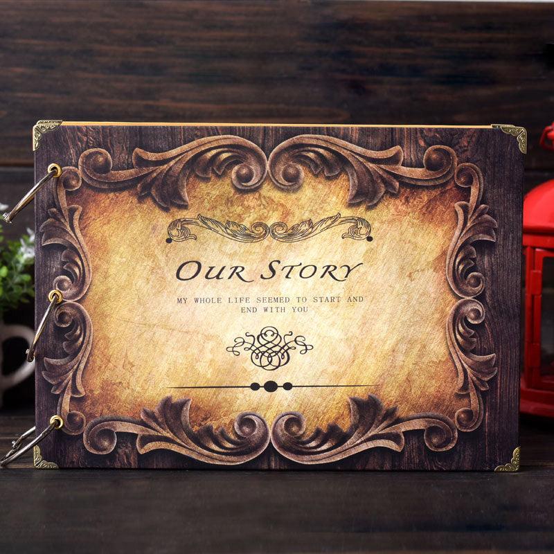 Our Story Scrapbook Photo Album Memory Book Handmade