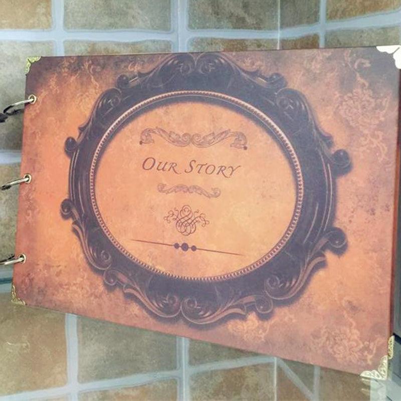 Our Story Scrapbook Photo Album Memory Book Handmade