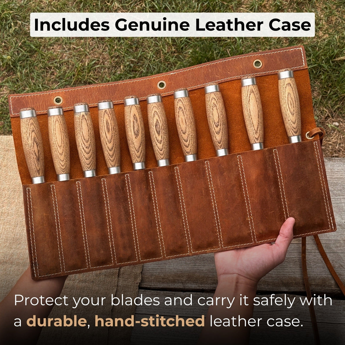 10-Piece Wood Carving Chisel Set