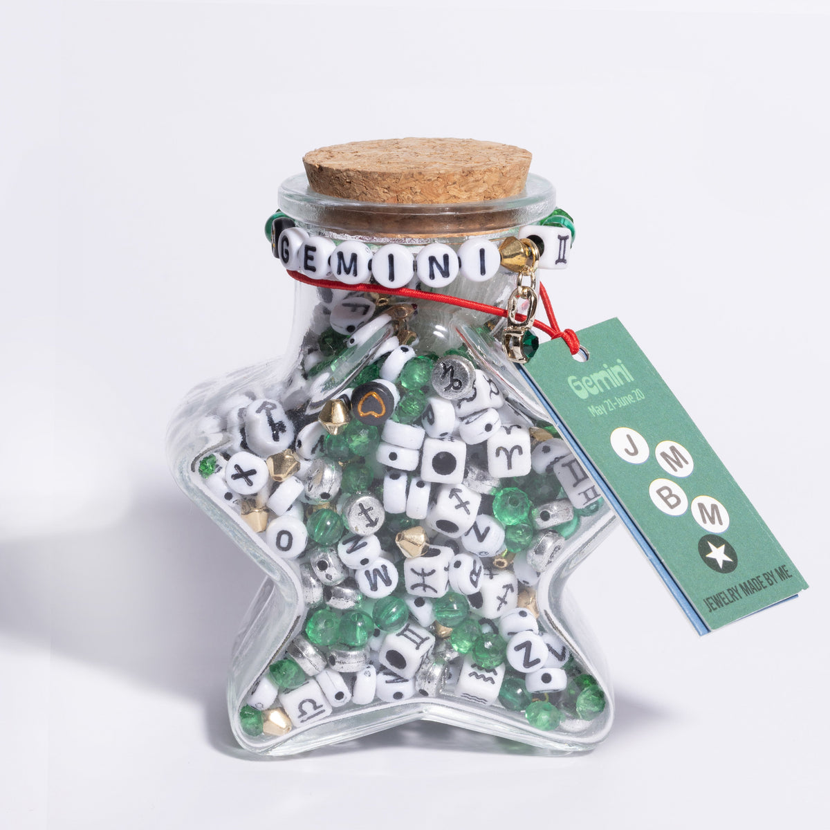 Gemini Zodiac Sign Star Bead DIY Kit