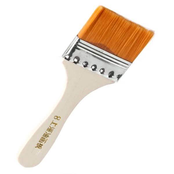 12-Piece Wooden Oil Painting Brush Set for Artists