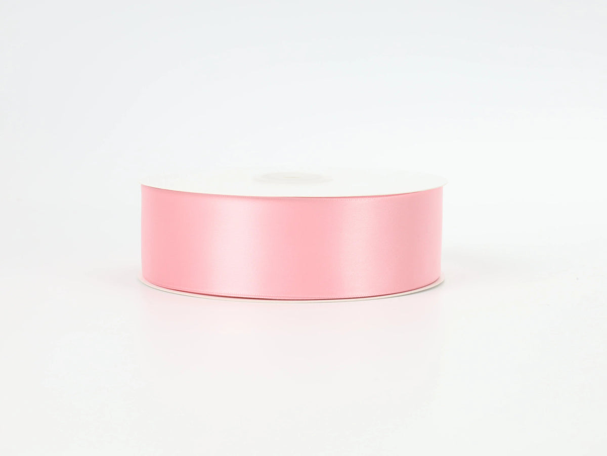 1 1/2" Double Face Satin Ribbon | Pink (150) | 50 Yard Roll