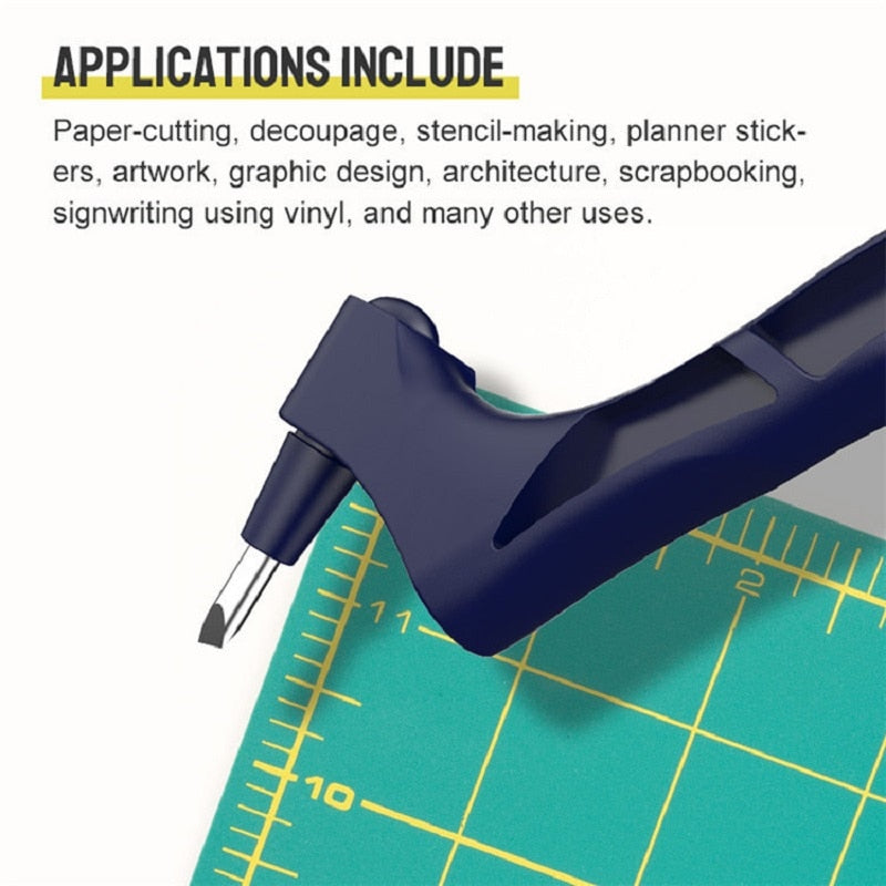 360 Rotating Craft Cutting Knife with Three Replacement Blades