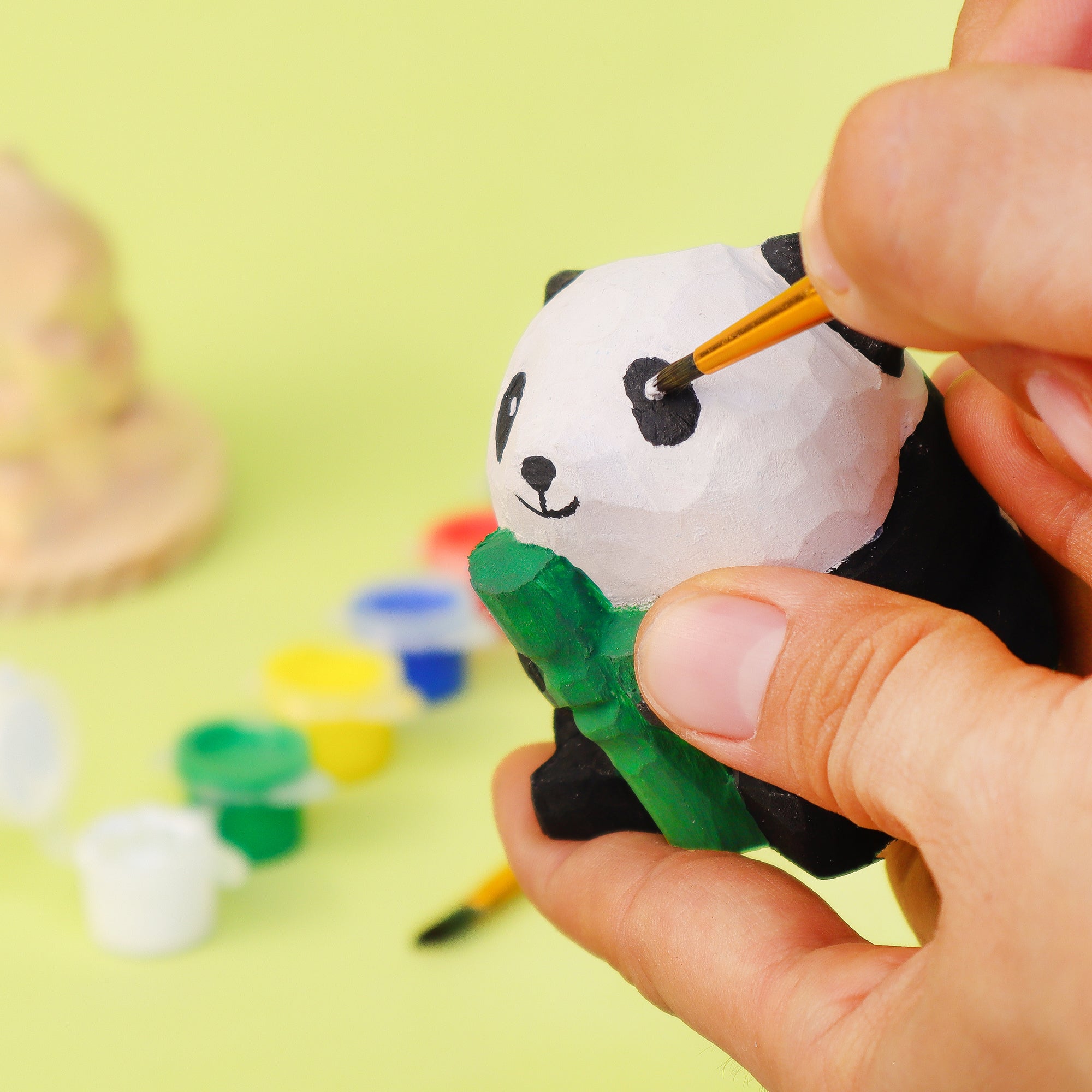 Paint Your Own Wooden Panda DIY Craft Kit Decor