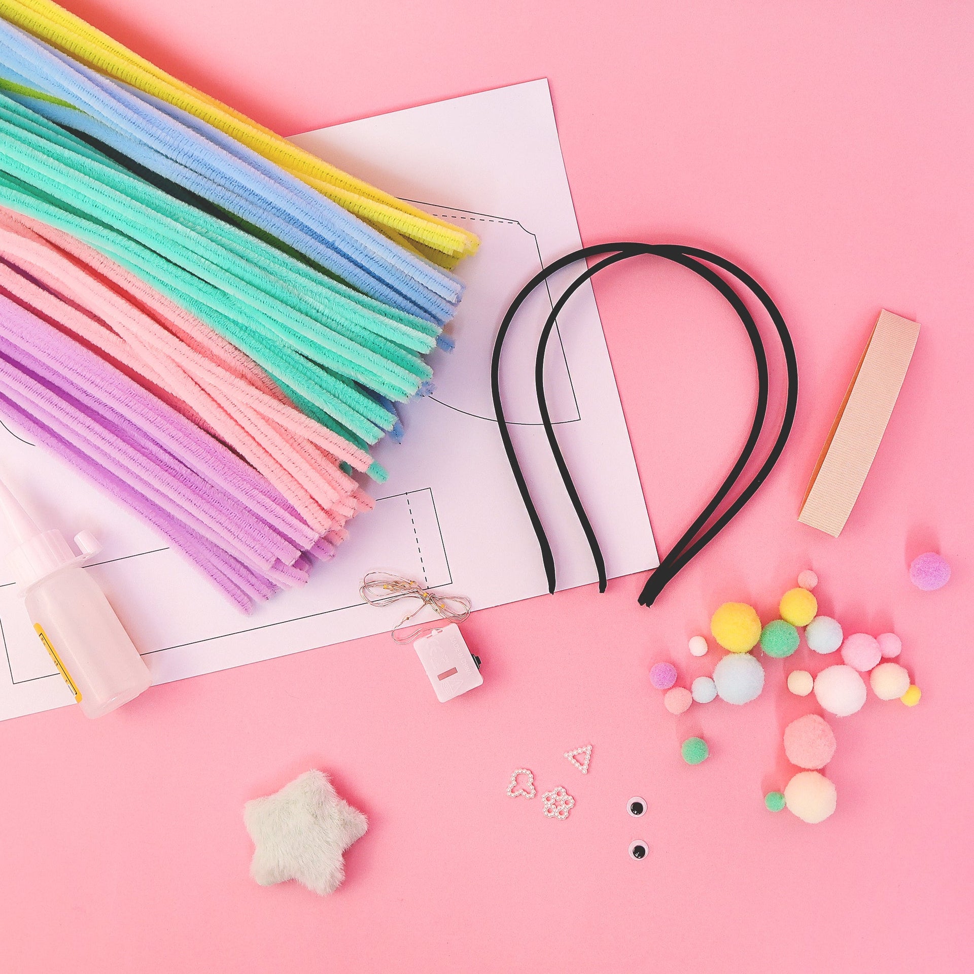 DIY Fantasy Headband Craft Kit for Creative Kids Fun