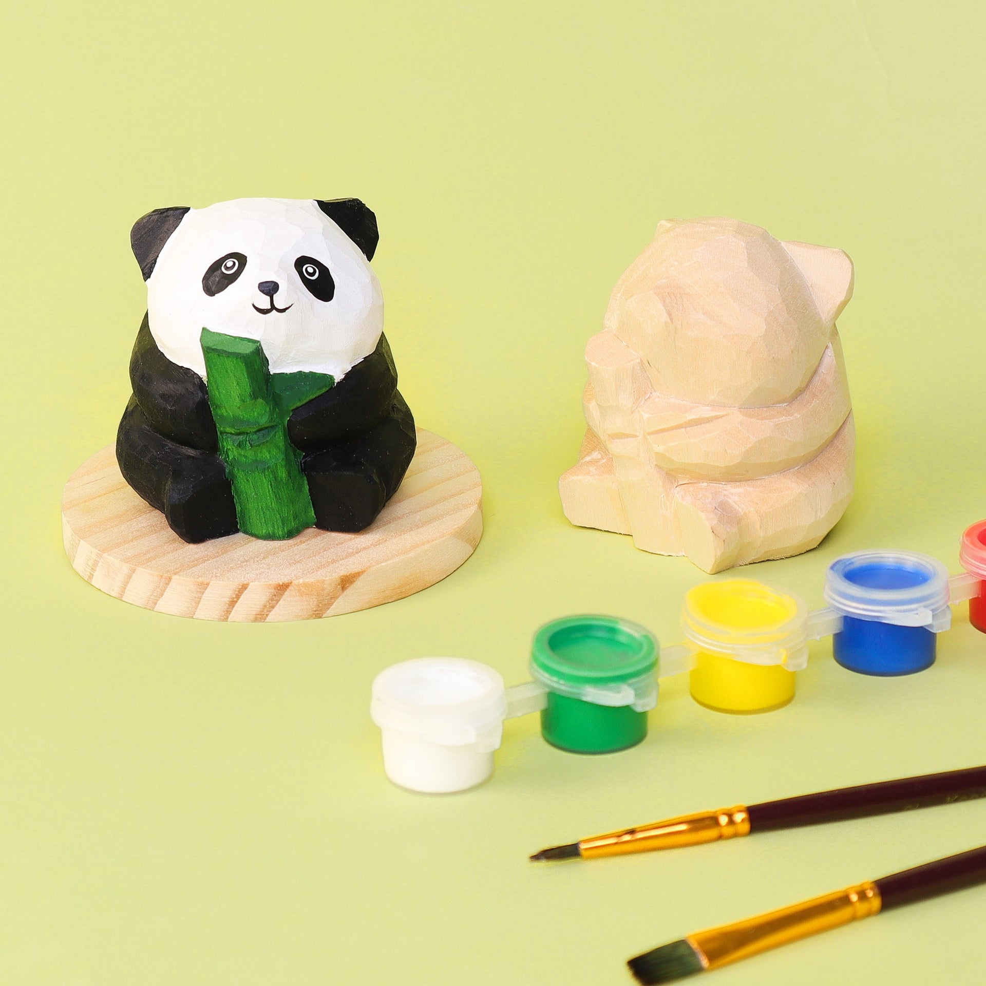 Paint Your Own Wooden Panda DIY Craft Kit Decor