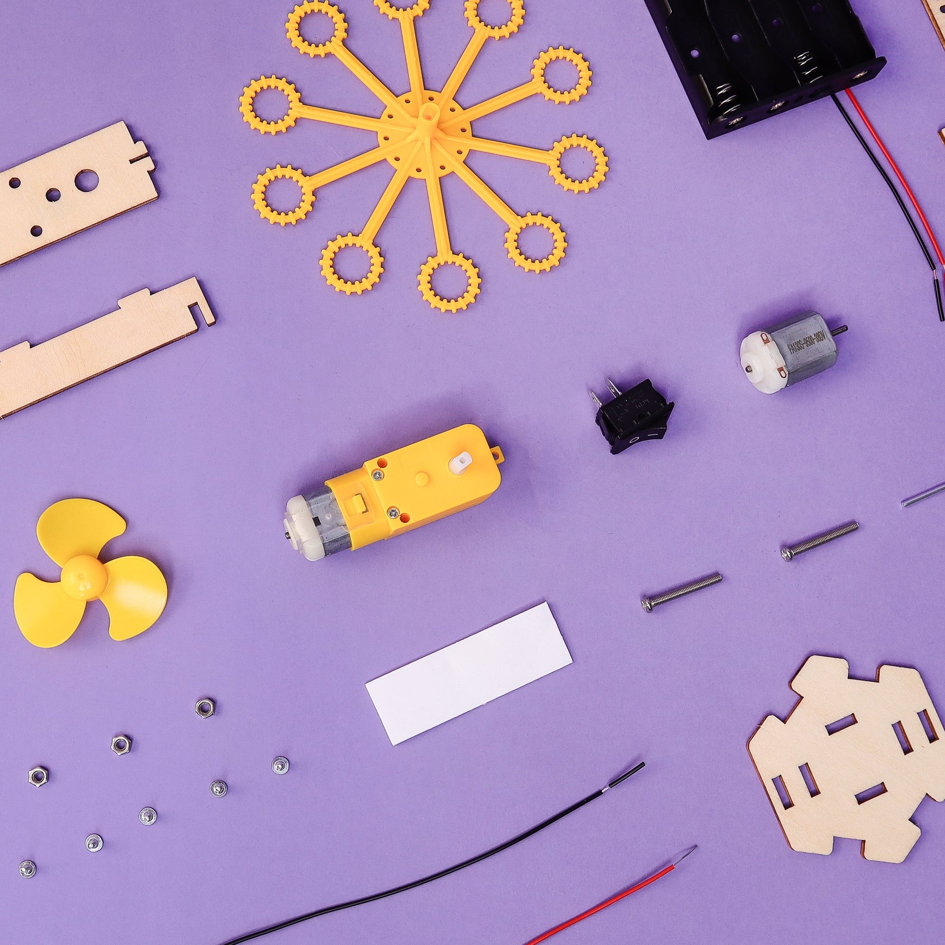DIY Bubble Machine STEM Educational Building Kit for Kids