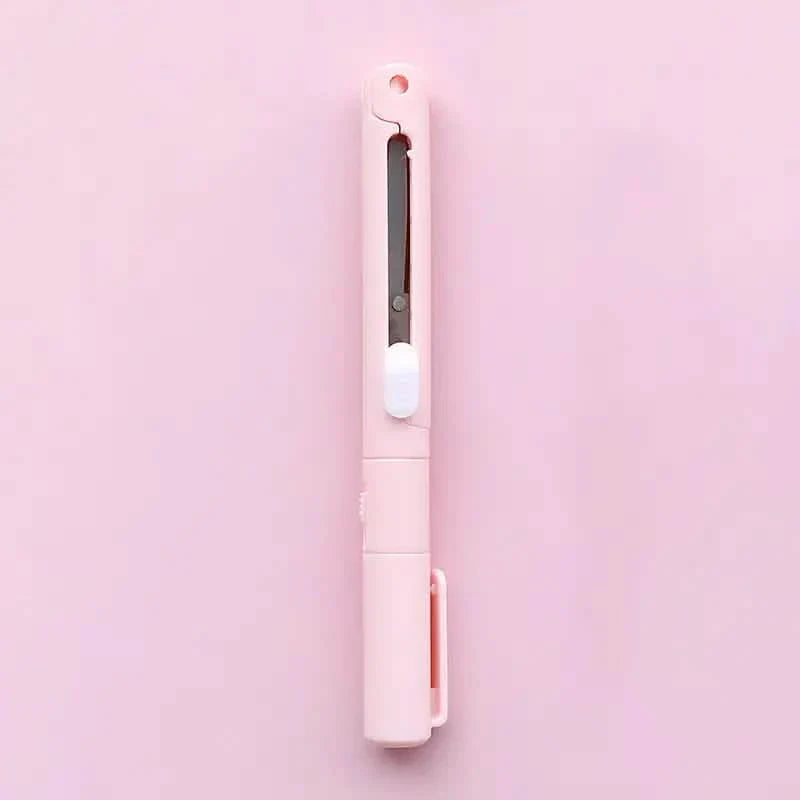 3-Pack 2-in-1 Pen Style Scissors with Paper Cutter