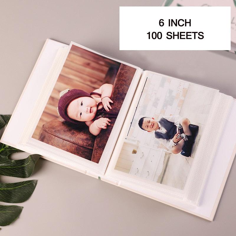 6-Inch 100-Sheet Scrapbook Photo Album Family Memories