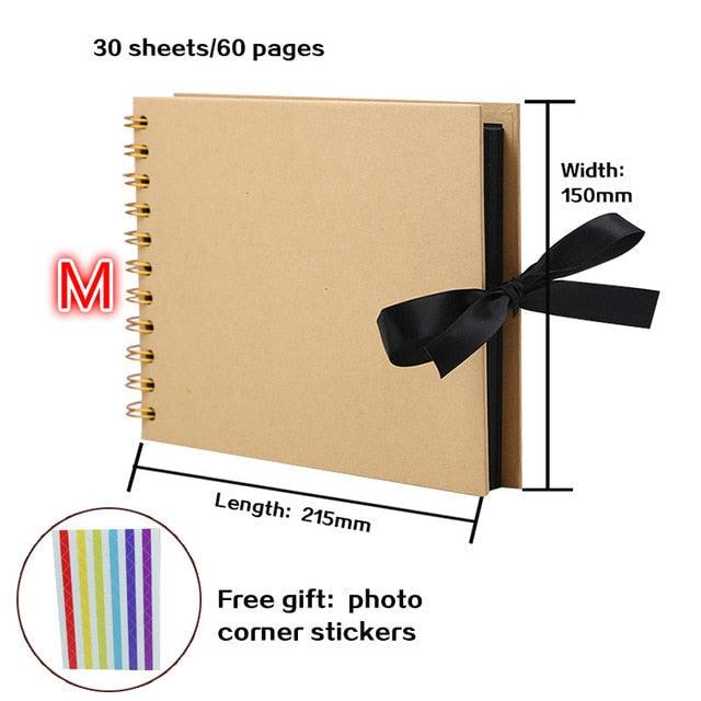 Scrapbook Photo Album Memory Book for Family Keepsakes Collection