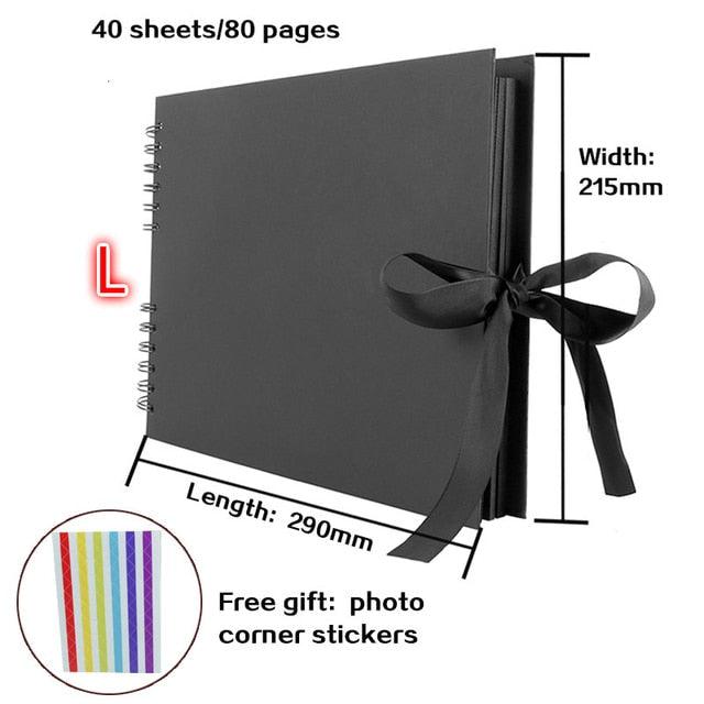 Scrapbook Photo Album Memory Book for Family Keepsakes Collection