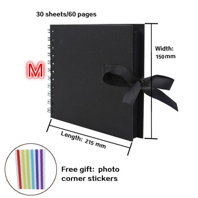 Scrapbook Photo Album Memory Book for Family Keepsakes Collection