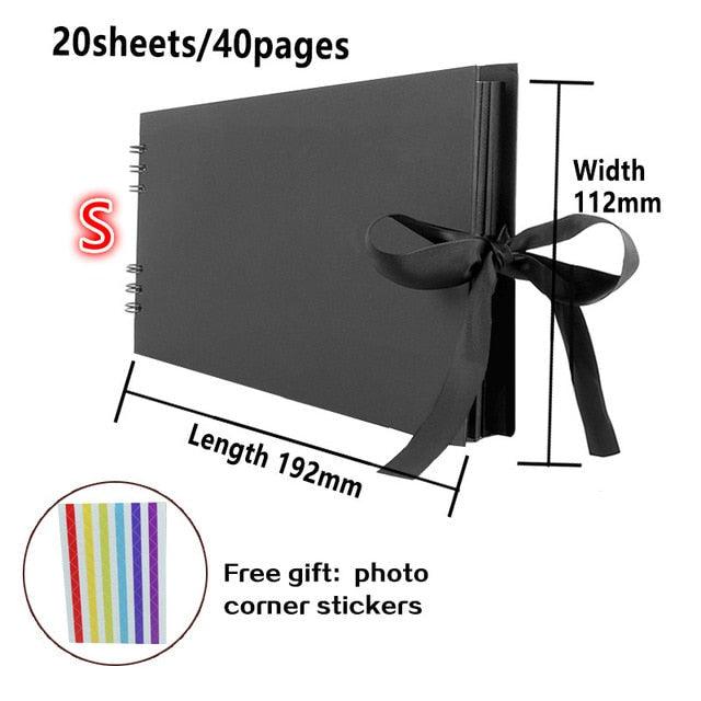Scrapbook Photo Album Memory Book for Family Keepsakes Collection