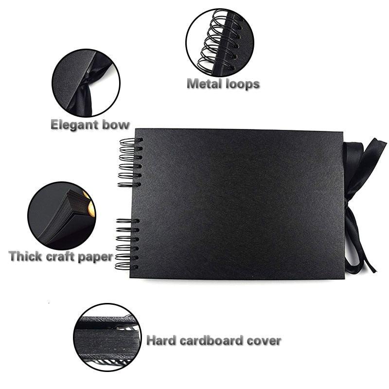 Scrapbook Photo Album Memory Book for Family Keepsakes Collection