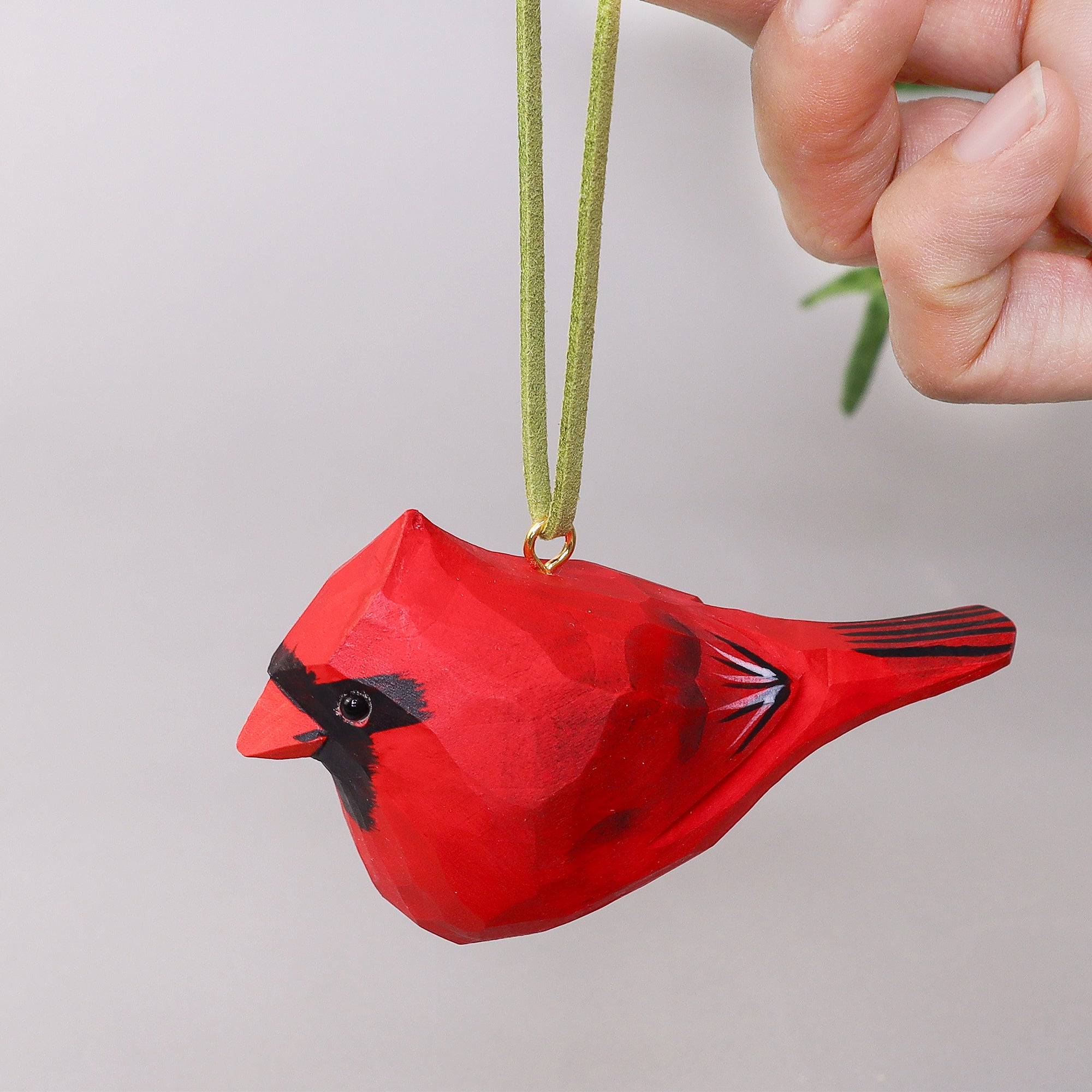 Hand-Carved Cardinal Bird DIY Painting Kit Home Decor Gift