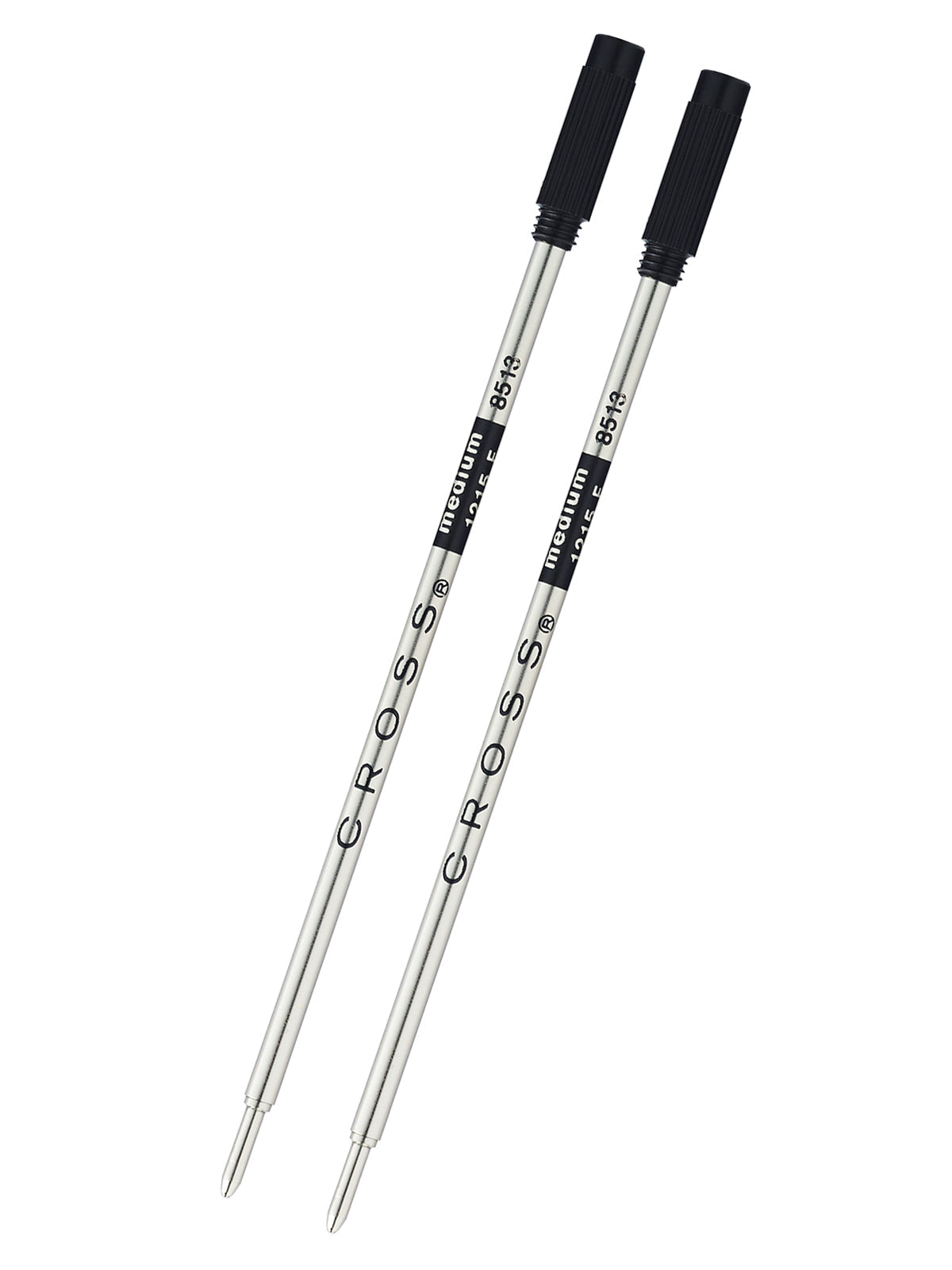Black Medium Ballpoint Pen Refill Dual Pack Replacement Ink