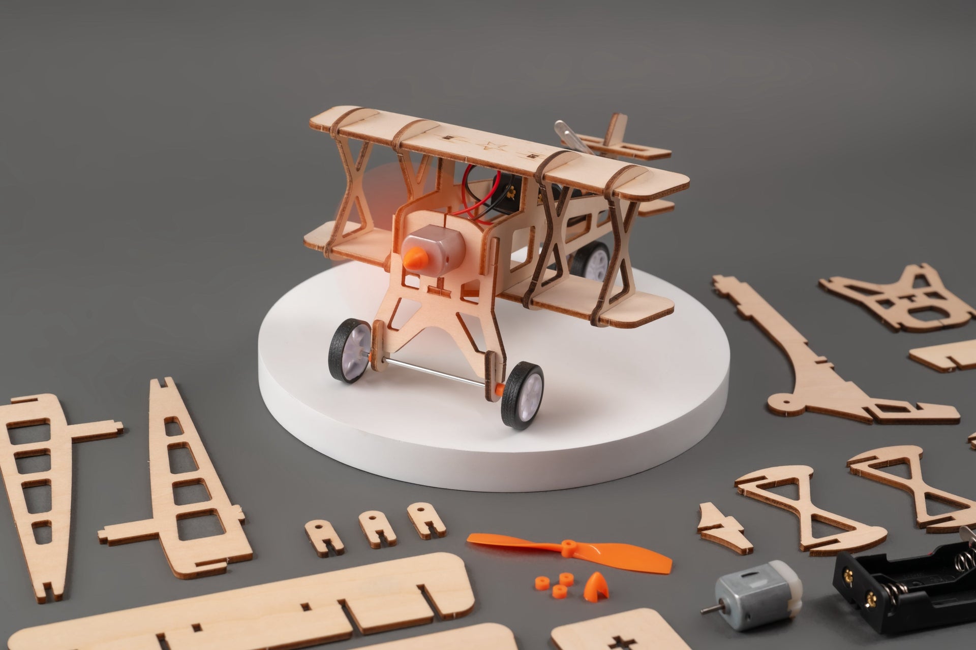 DIY Propeller Plane Educational STEM Building Kit for Kids