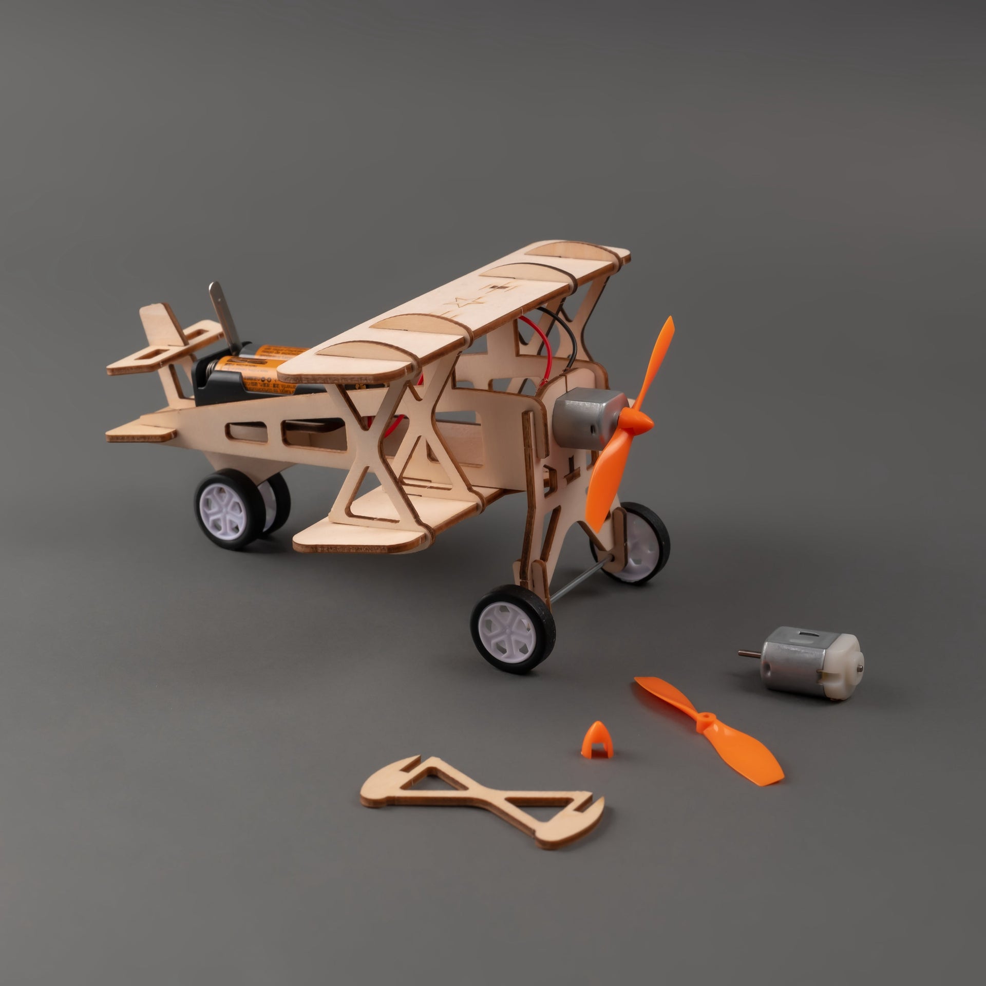 DIY Propeller Plane Educational STEM Building Kit for Kids