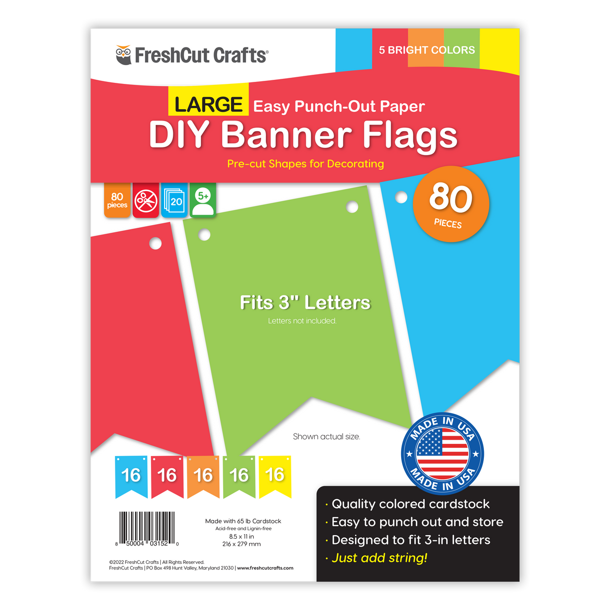 Large DIY Banner Flags