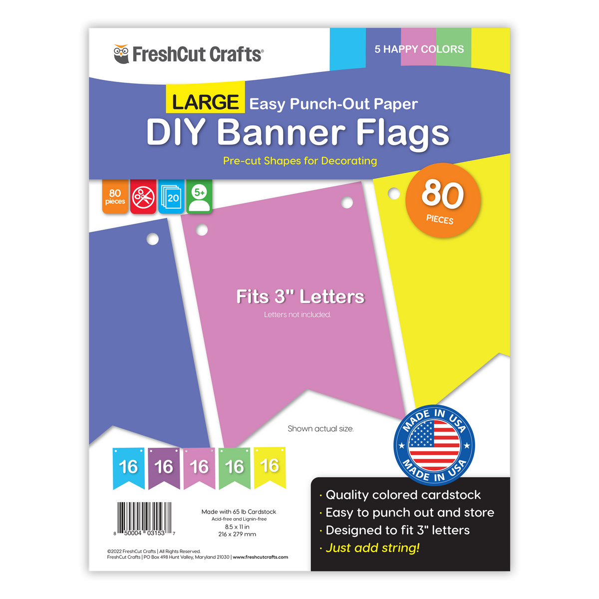Large DIY Banner Flags