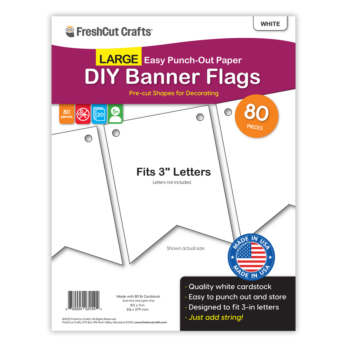 Large DIY Banner Flags