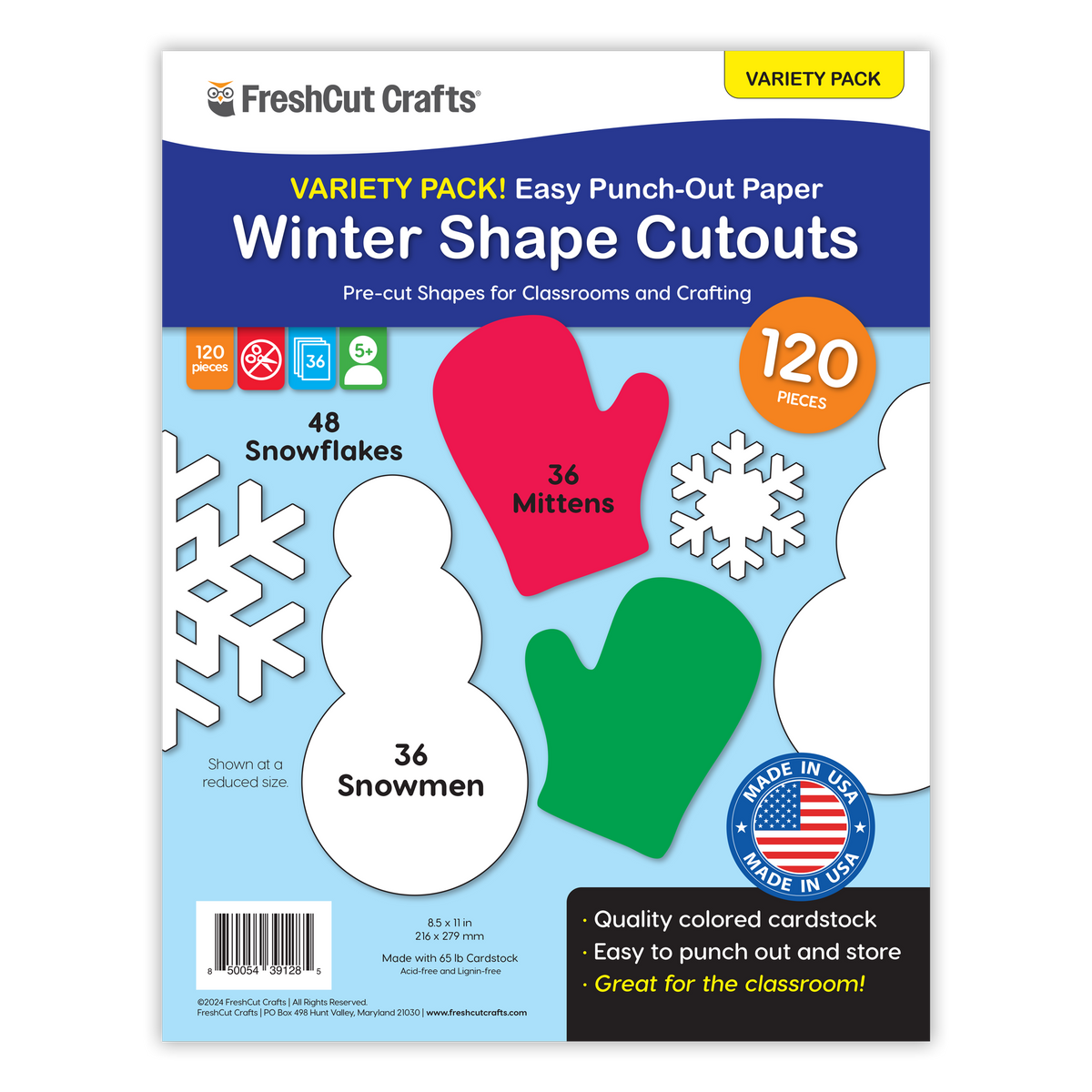 Winter Shape Cutouts