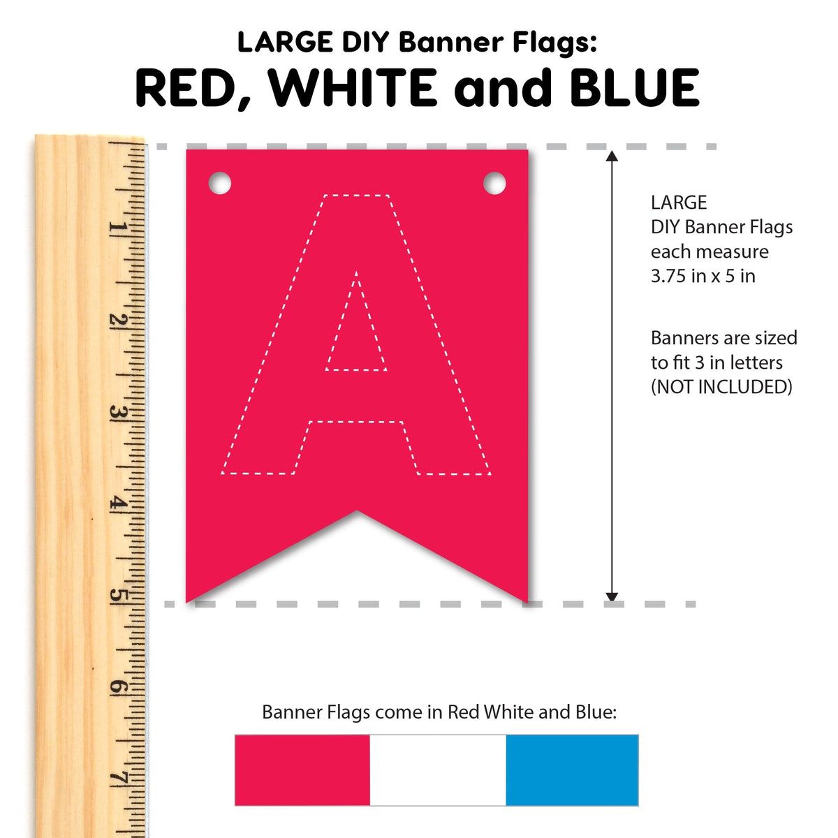 Large DIY Banner Flags