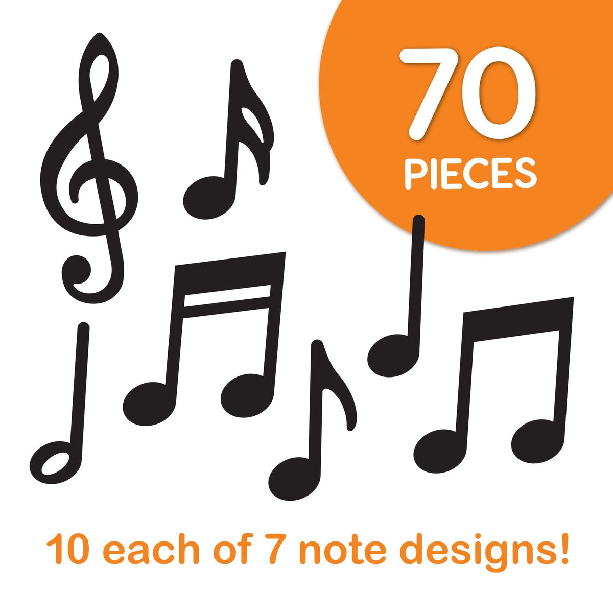 Music Notes Cutouts