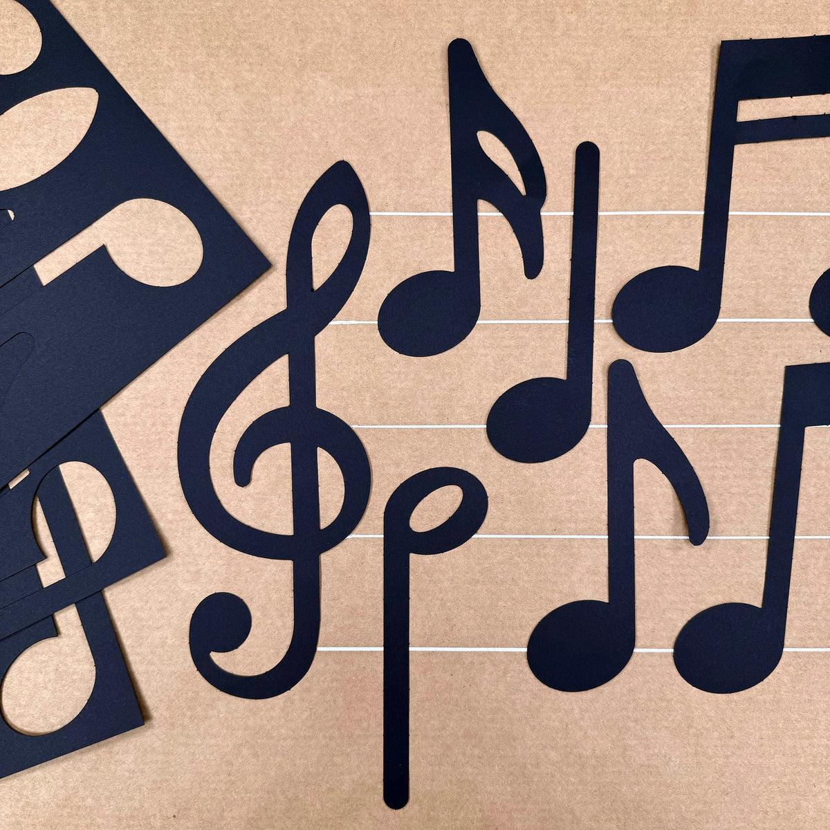 Music Notes Cutouts
