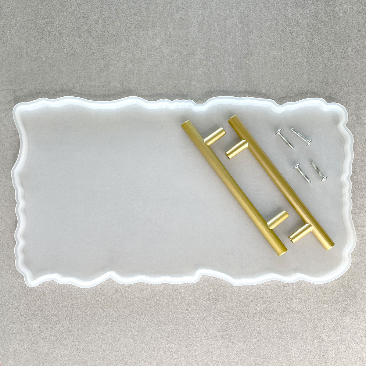Geode Tray Set Silicone Mold with Handles