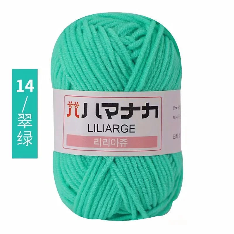 Soft Cotton Baby Knitting Yarn for Crochet Sweaters DIY