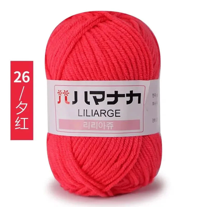 Soft Cotton Baby Knitting Yarn for Crochet Sweaters DIY