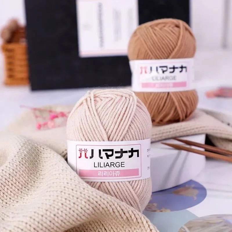 Soft Cotton Baby Knitting Yarn for Crochet Sweaters DIY