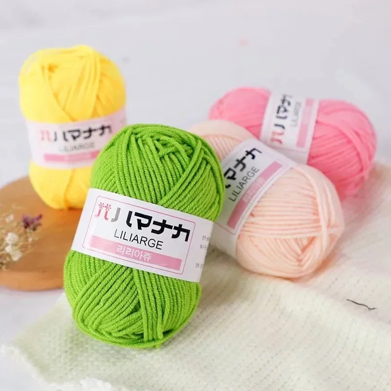 Soft Cotton Baby Knitting Yarn for Crochet Sweaters DIY