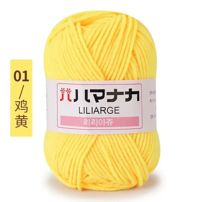 Soft Cotton Baby Knitting Yarn for Crochet Sweaters DIY