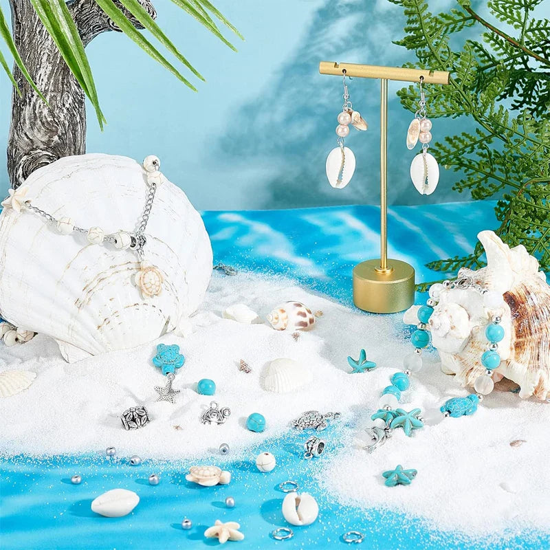 Ocean Summer Clay Beads Friendship Bracelet Making Kit DIY
