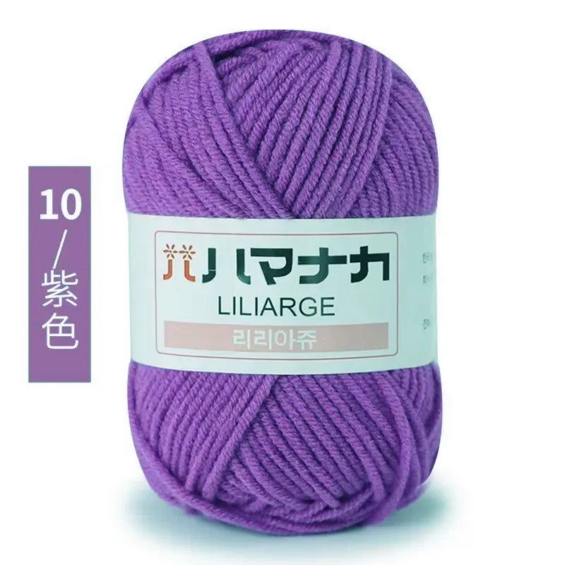 Soft Cotton Baby Knitting Yarn for Crochet Sweaters DIY