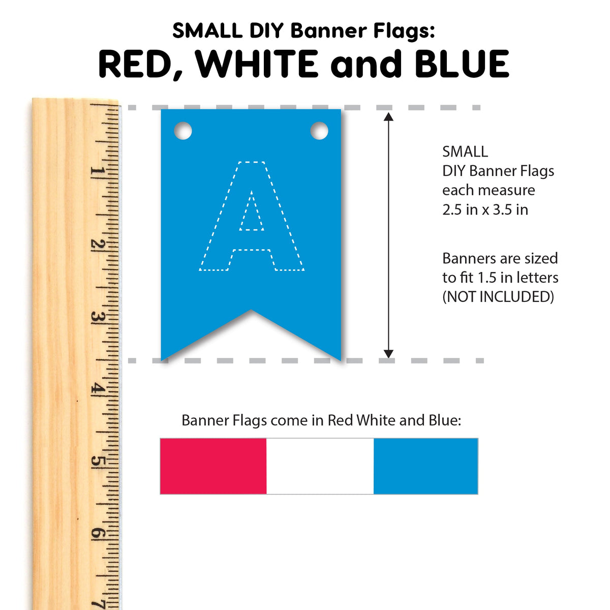 Small DIY Banner Flags