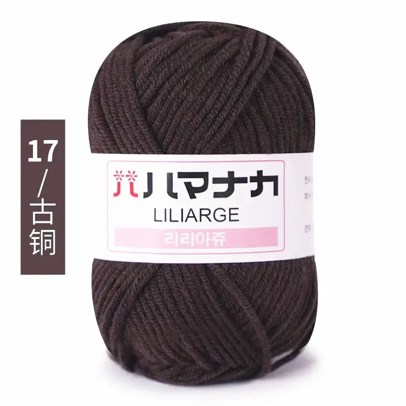Soft Cotton Baby Knitting Yarn for Crochet Sweaters DIY