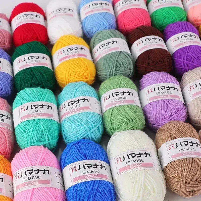 Soft Cotton Baby Knitting Yarn for Crochet Sweaters DIY