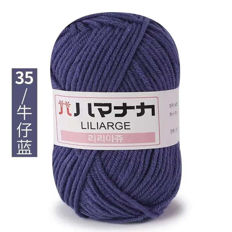 Soft Cotton Baby Knitting Yarn for Crochet Sweaters DIY