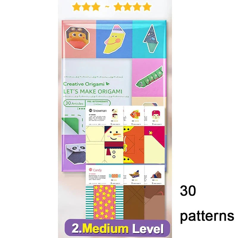 Origami Kit for Kids – 30/96 Sheets Paper Craft & DIY Art Set