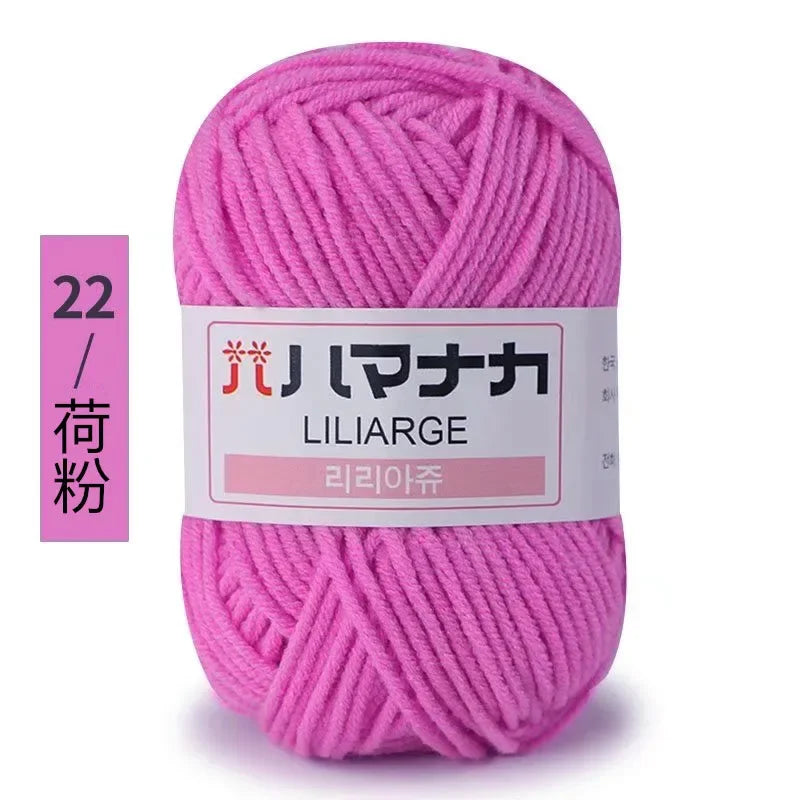 Soft Cotton Baby Knitting Yarn for Crochet Sweaters DIY