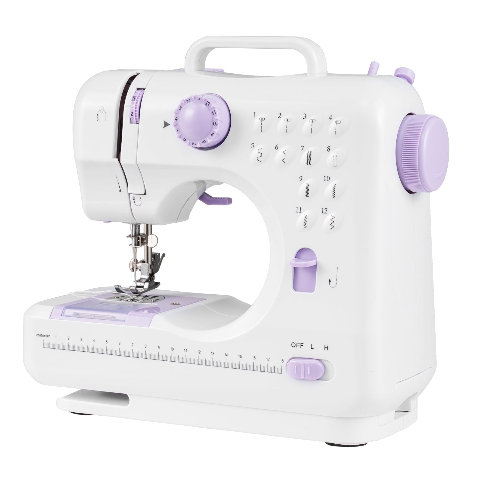 Beginner Mini Sewing Machine with 12 Built-In Stitches