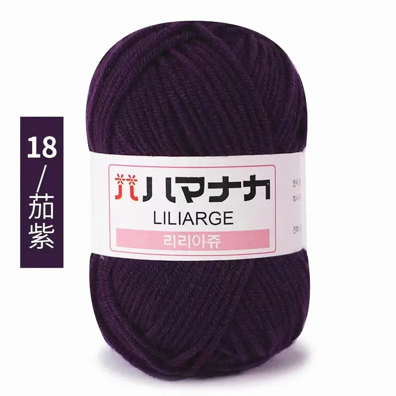 Soft Cotton Baby Knitting Yarn for Crochet Sweaters DIY