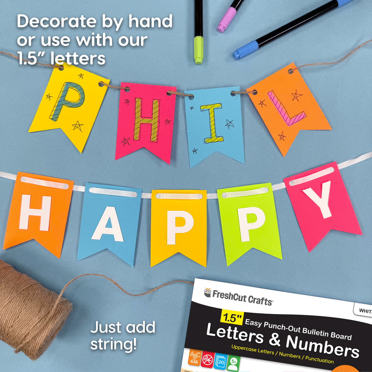 Small DIY Banner Flags