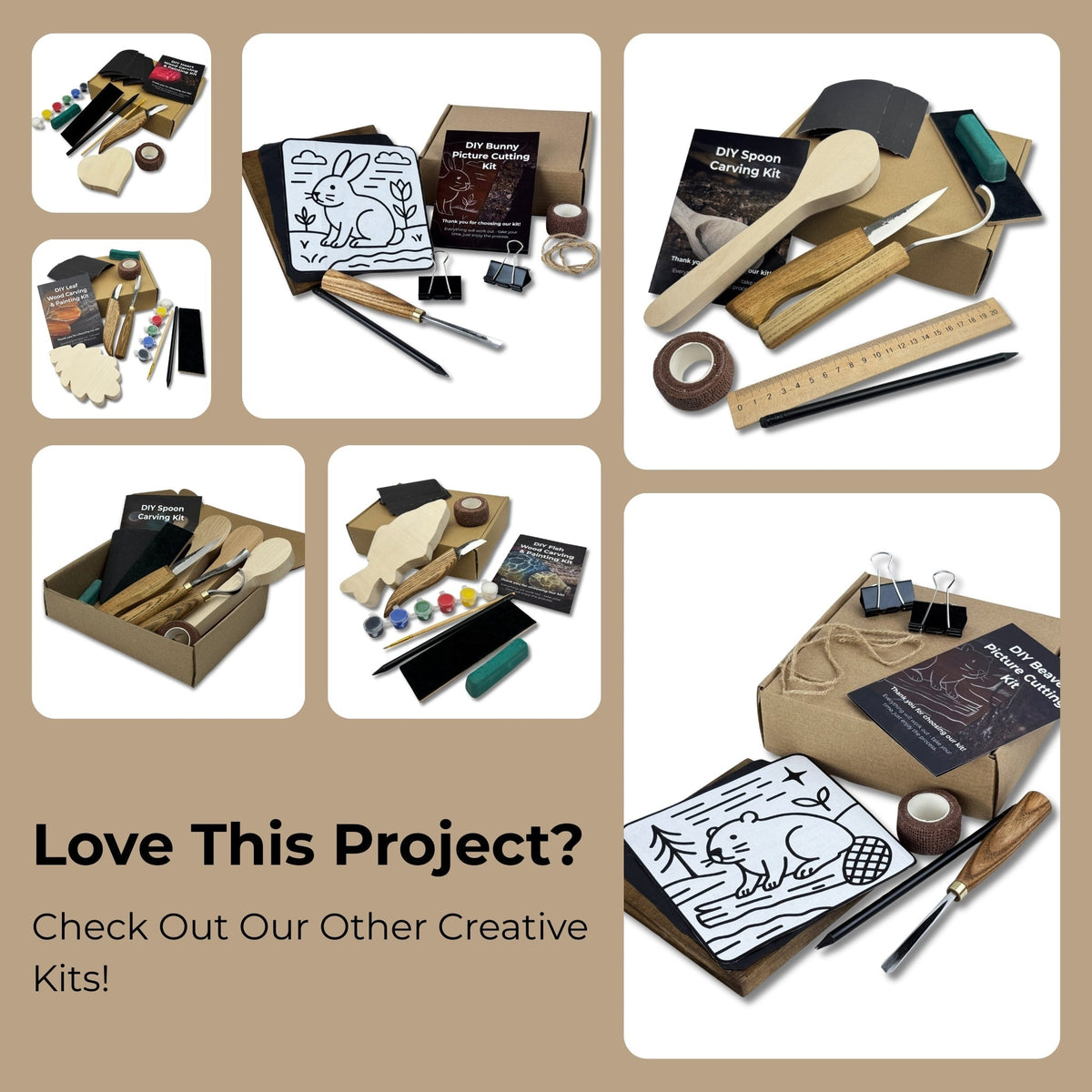 DIY 2-Piece Spoon Carving Kit for Beginners