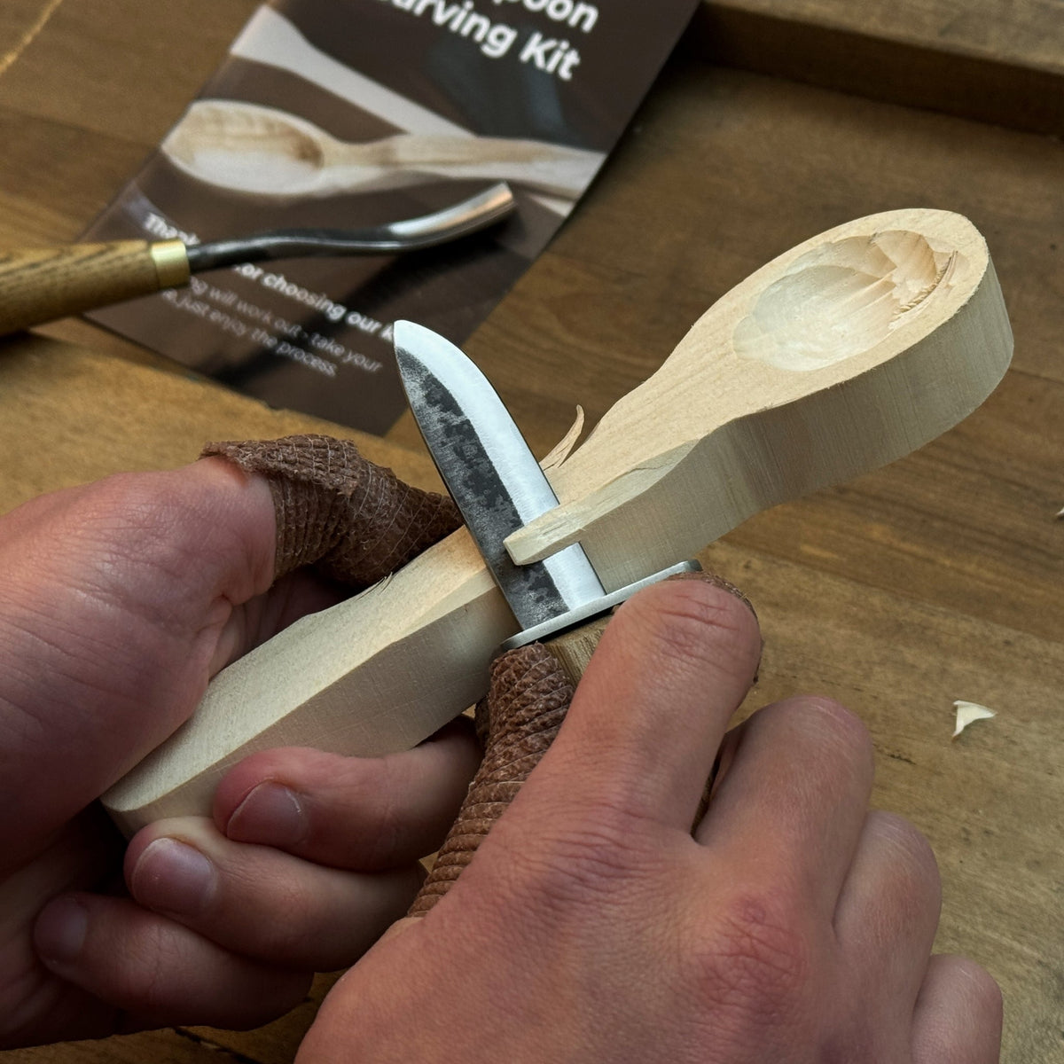DIY 2-Piece Spoon Carving Kit for Beginners