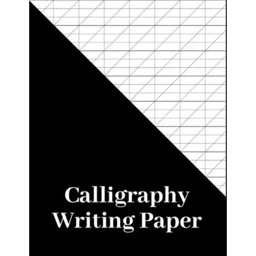 180-Page Calligraphy Practice Workbook with Slanted Writing Paper